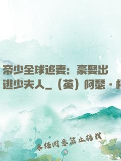 帝少全球追妻：豪娶出逃少夫人